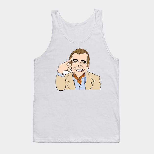 HOLLYWOOD SQUARES PAUL LYNDE FAN ART Tank Top by cartoonistguy